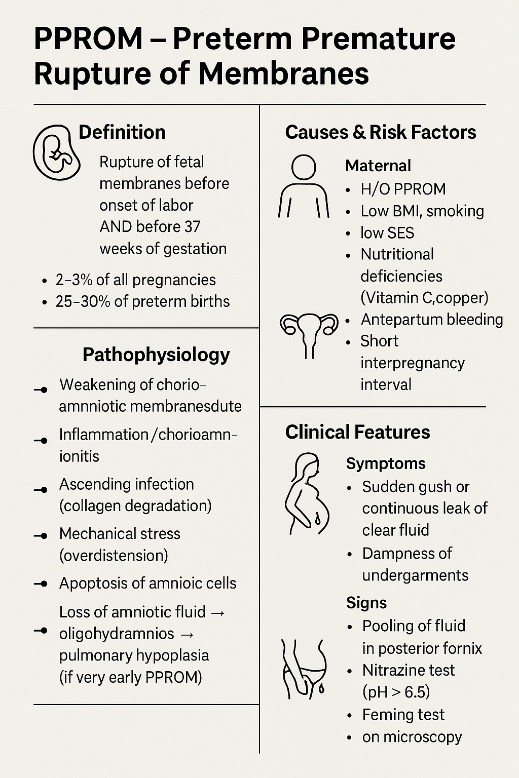 PPROM Preterm Premature Rupture of Membranes